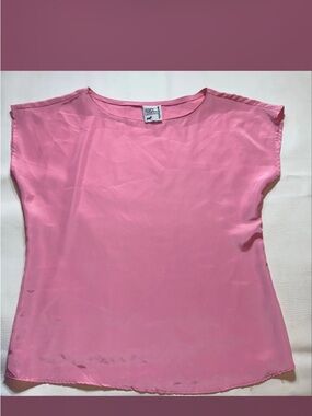 Hayes  Street Vintage pink blouse Medium classy